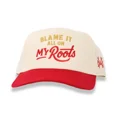 thumbnail image 1 of Blame it All on My Roots Embroidered Trucker Hat, Fun Statement Hat for Men and Women, Perfect for Streetwear, Outdoor Events and Gift Ideas, 1 of 5