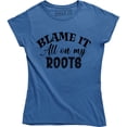 thumbnail image 1 of Blame it all on my Roots Country Concert Music Party Fashion Women's T-Shirt, 1 of 4