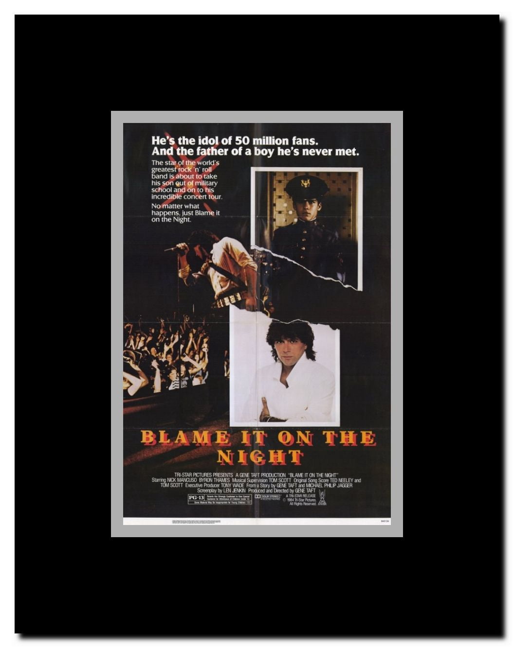 Blame it on the Night Framed Movie Poster