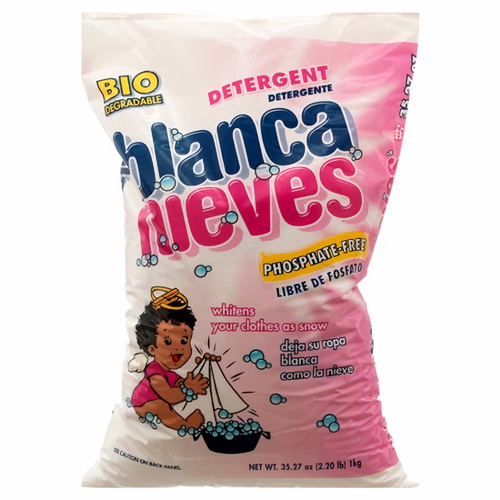Blanca Nieves Detergent Safe For Colors Blanca Nieves Laundry Detergent 2.20 lbs (Pack of 2) - Walmart.com