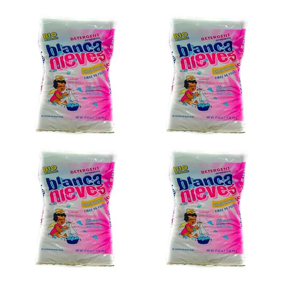 Blanca Nieves Powder Laundry Detergent ( 4 X 1.10 lb)   4 Pack