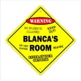 thumbnail image 1 of Blanca's Room Sign Crossing Zone Xing | Indoor/Outdoor | 12" Tall kids bedroom decor door children's name boy girl, 1 of 5