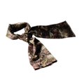 thumbnail image 1 of Blancho Brown Paisley Patterns Revitalized Style Soft Silk Scarf/Wrap/Shawl(Small), 1 of 3