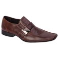 thumbnail image 1 of Blancho Men A-181 Stylish Bridal Shoes Leather Shoes Brown US9.5, 1 of 1