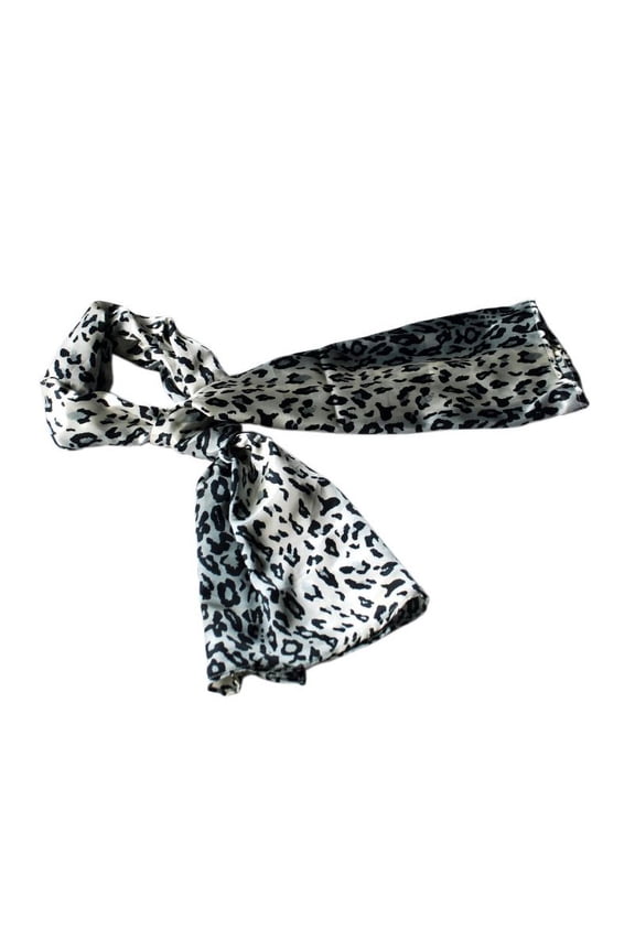 Blancho Simple Leopard Print Stylish Completely Natural Silk Scarf/Wrap/Shawl(Large)