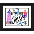 thumbnail image 1 of Blanckslate   14x12 Black Ornate Wood Framed with Double Matting Museum Art Print Titled - Circus Fun Collection A, 1 of 4