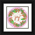 thumbnail image 1 of Blanckslate   15x15 Black Ornate Wood Framed with Double Matting Museum Art Print Titled - Christmas Foliage Collection C, 1 of 4