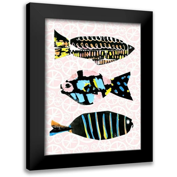 Blanckslate 15x18 Black Modern Framed Museum Art Print Titled - Capri II
