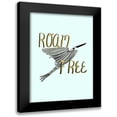 thumbnail image 1 of Blanckslate 15x18 Black Modern Framed Museum Art Print Titled - Roam Free IV, 1 of 5