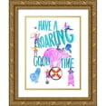 thumbnail image 1 of Blanckslate 15x18 Gold Ornate Wood Framed with Double Matting Museum Art Print Titled - Circus Fun I, 1 of 4