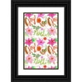 thumbnail image 1 of Blanckslate   21x32 Black Ornate Wood Framed with Double Matting Museum Art Print Titled - Christmas Foliage Collection E, 1 of 4