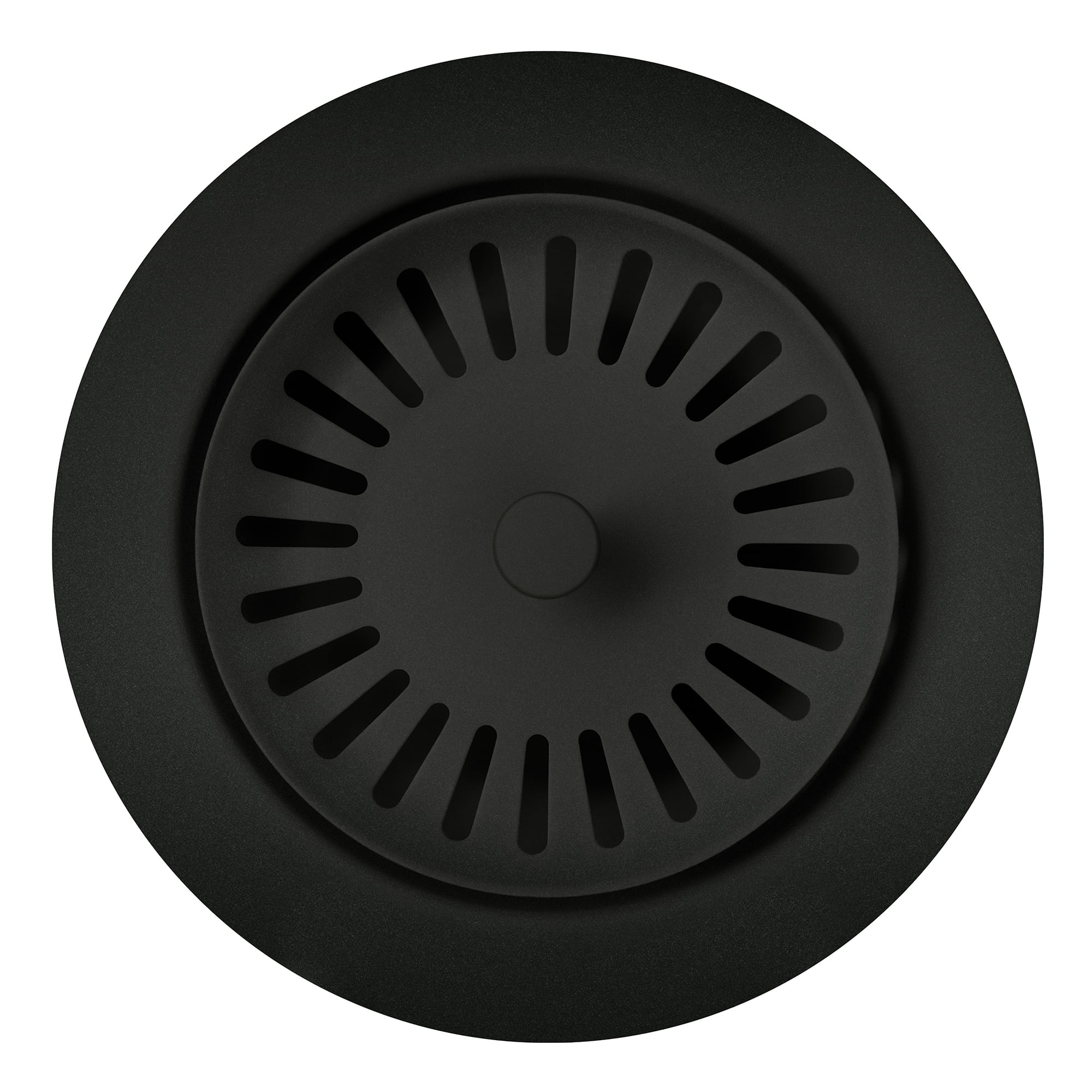 Coal Black Metal Kitchen Sink Basket Strainer