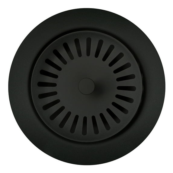 3.5 in. Silgranit-Matched Basket Strainer, Coal Black