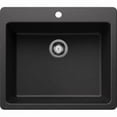 thumbnail image 1 of Blanco 443221 Liven 25" Drop-In/Undermount Single Basin Silgranit Kitchen Sink - Truffle, 1 of 7