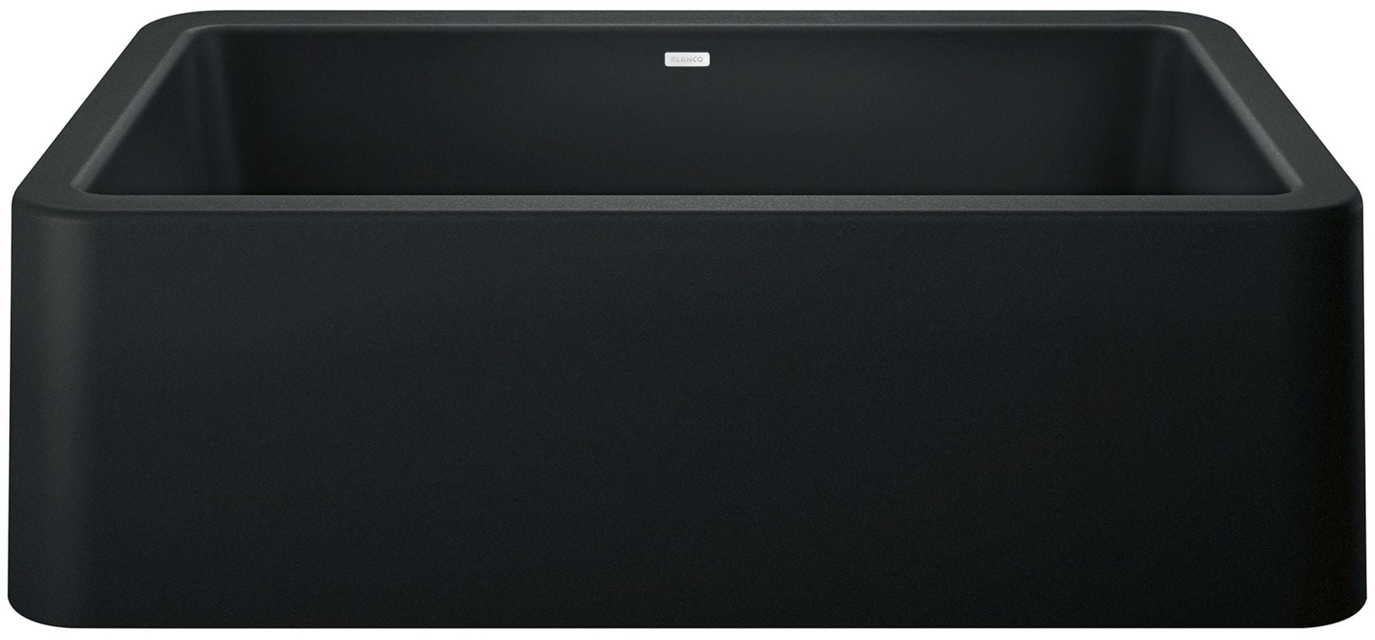 Coal Black Silgranit 33" Farmhouse Single Bowl Kitchen Sink