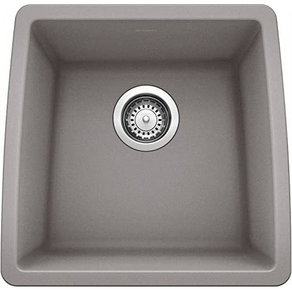 Blanco 440082 17-1/2" Performa Bar Bowl , Metallic Gray