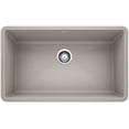 thumbnail image 1 of Blanco 440150 Precis 32" Undermount Single Basin Silgranit Kitchen Sink - Grey, 1 of 7