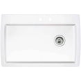 thumbnail image 1 of Blanco 440195-2 Diamond 22" X 33.5" Single-Basin Granite Drop-In Or Undermount 2-Hole Residential Kitchen Sink, Available in Various Colors, 1 of 2