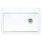 Blanco 440195 33-1/2" Diamond Super Single Dual Mount , White