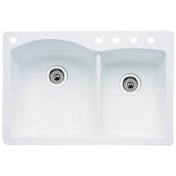 Blanco 440216-5 Diamond 22"x33" Double-b