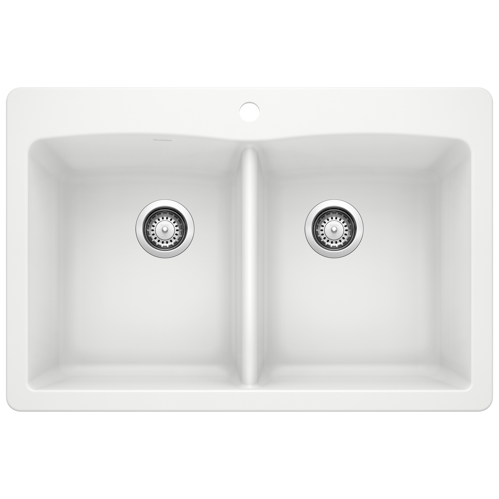 Blanco DIAMOND Bar SILGRANIT Sink Dual Deck SILGRANIT Sink White