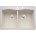 thumbnail image 1 of Blanco 441285-2 Diamond 22" X 33" Double-Basin Granite Drop-In Or Undermount 2-Hole Residential Kitchen Sink, Available in Various Colors, 1 of 2