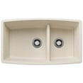 thumbnail image 1 of Blanco 441310 Performa 33" Undermount Double Basin Silgranit Kitchen Sink - Volcano Gray, 1 of 7