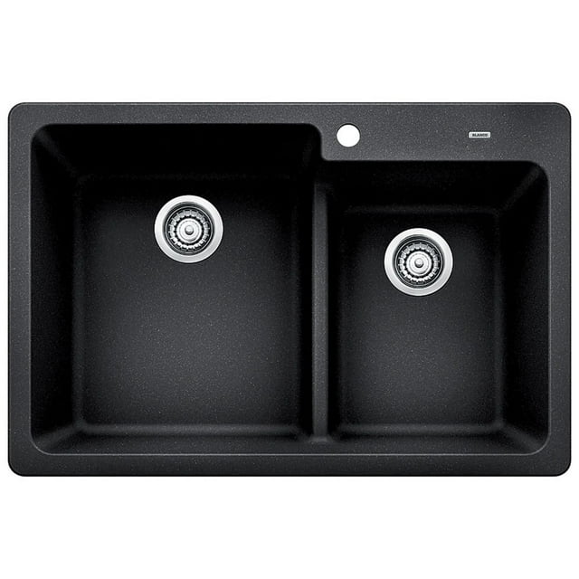Blanco 442092 Grandis 33" DropIn Or Undermount Double Basin Silgranit