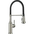 thumbnail image 1 of Polished Nickel 442510 EMPRESSA Pull-Down Dual Spray Semi-Pro Kitchen Faucet, 1.5 GPM, 1 of 7