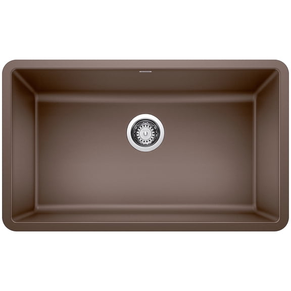 Blanco 442533 Precis 30" Undermount Single Basin Silgranit Kitchen Sink - Brown