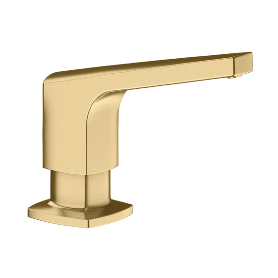 Rivana Soap Dispenser, Satin Gold