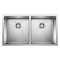 thumbnail image 1 of Blanco 443149 Quatrus 32" Undermount Double Basin Stainless Steel Kitchen Sink - Refined, 1 of 3