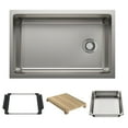 thumbnail image 1 of Blanco 443299 Inteos 30" Undermount Single Basin Stainless Steel Kitchen Sink - Stainless, 1 of 6