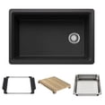 thumbnail image 1 of Blanco 443306 Inteos 30" Undermount Single Basin Granite Composite Kitchen Sink - Black, 1 of 7