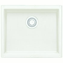 Blanco 513426 PRECIS 20-7/8" Large Bowl SILGRANIT Sink White