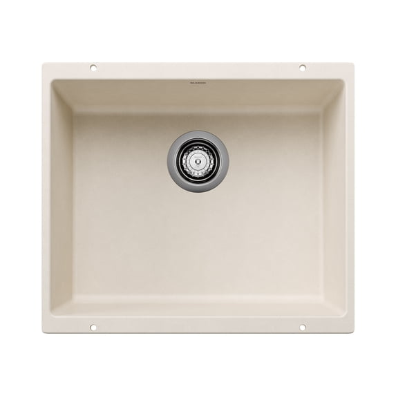 Blanco 513426 Precis 20-7/8" Undermount Single Basin Silgranit Kitchen Sink - White
