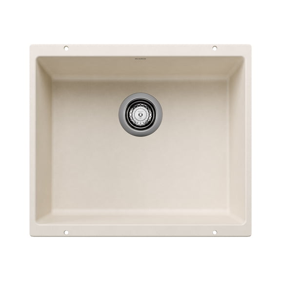 Blanco 513426 Precis 20-7/8" Undermount Single Basin Silgranit Kitchen Sink - White