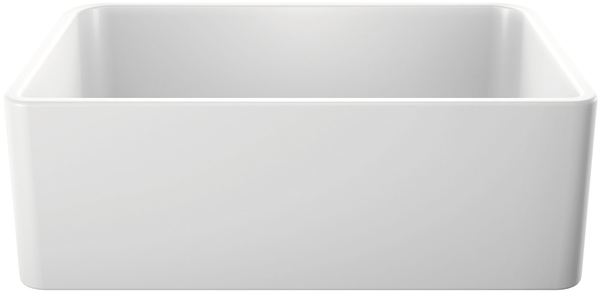 Cerana 30" White Fireclay Single Bowl Farmhouse Sink