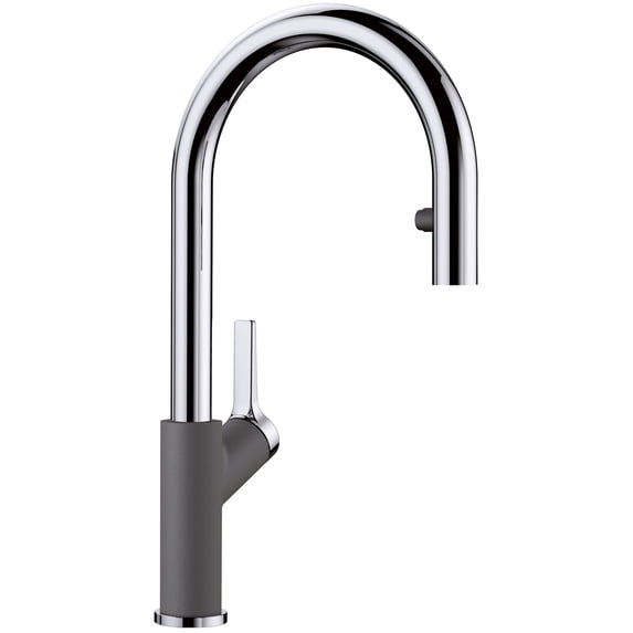 Blanco 526390 Urbena 1.5 GPM Single Hole Pull Down Kitchen Faucet - Chrome