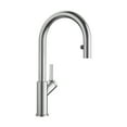 thumbnail image 1 of Blanco 526389: Urbena Collection Pull-Down 8" Kitchen Faucet 1.5 GPM - Classic Steel, 1 of 2