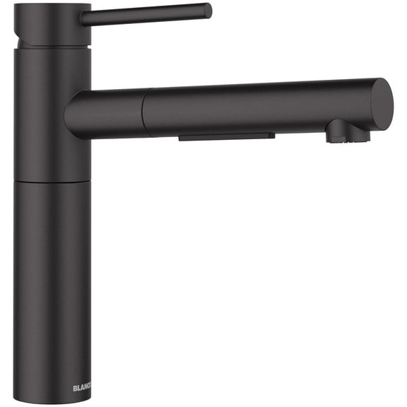 Blanco 527558 Alta Ii 1.5 GPM Single Hole Pull Out Kitchen Faucet - Black