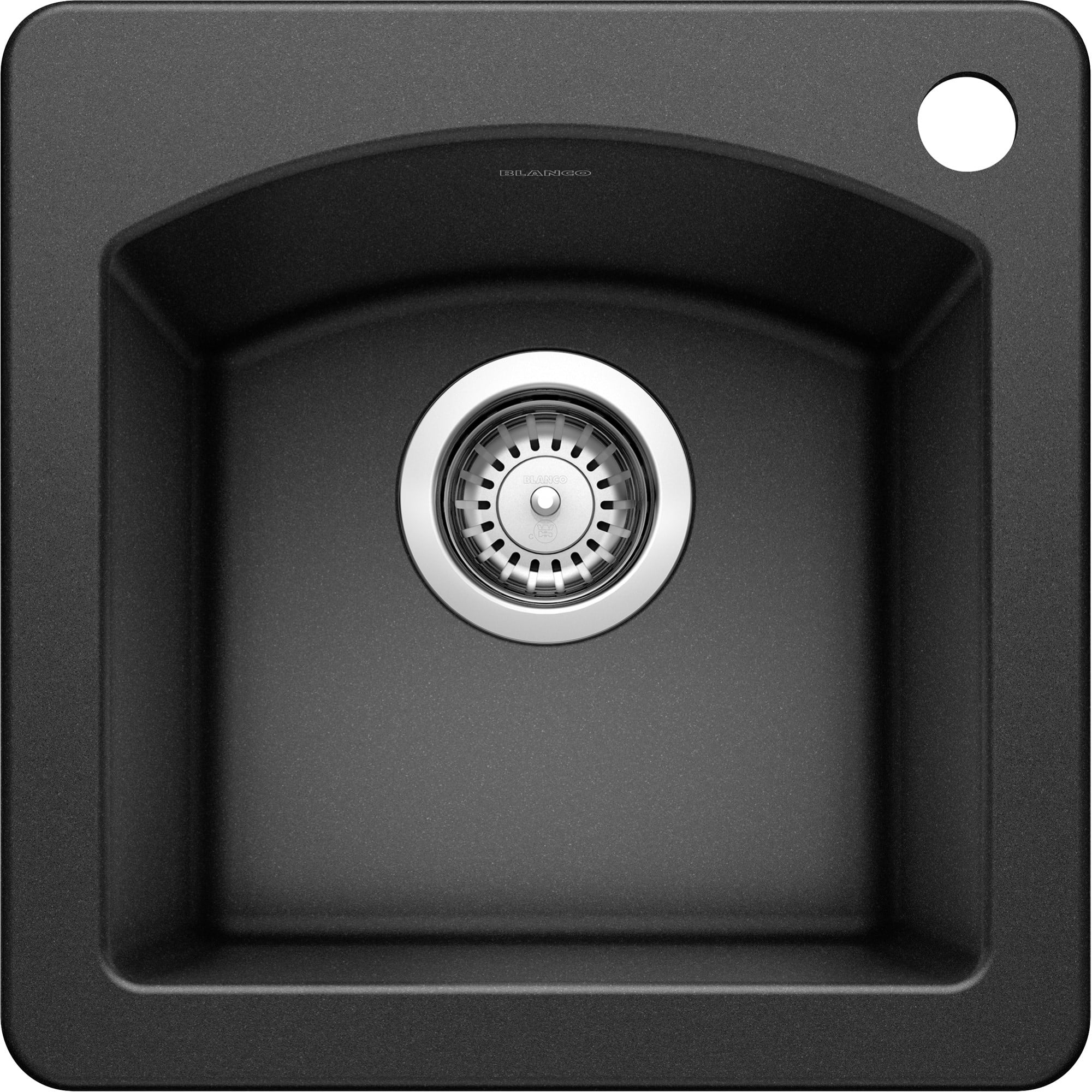 Anthracite Granite Composite Drop-In Bar Sink with 8" Depth