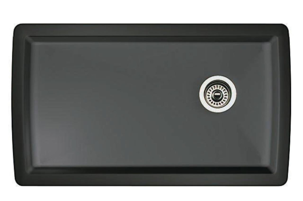 Anthracite Stone Drop-in Single Bowl Kitchen Sink