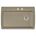 thumbnail image 1 of Blanco Diamond 33.5 in. Single Basin Drop In / Undermount Kitchen Sink - Truffle, 1 of 2