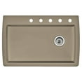 thumbnail image 1 of Blanco Diamond 33.5 in. Single Basin Drop In / Undermount Kitchen Sink - Truffle, 1 of 2
