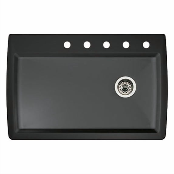 Blanco Diamond 33.5'' L x 22'' W Single-Basin Granite Undermount Residential Kitchen Sink