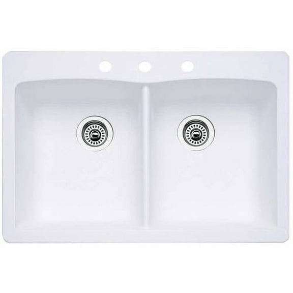 Blanco Diamond Double Basin Drop In / Undermount Kitchen Sink