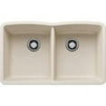 thumbnail image 1 of Blanco  Diamond Equal Double Bowl - Soft White, 1 of 7