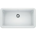 thumbnail image 1 of Blanco IKON 33" Apron Single Bowl SILGRANIT Sink White, 1 of 7