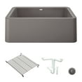thumbnail image 1 of Blanco Ka-401734 Ikon 30" Farmhouse Single Basin Granite Composite Kitchen Sink - Grey, 1 of 7
